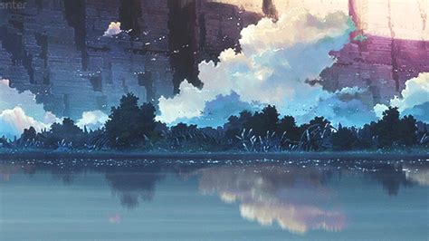 anime scenery gif